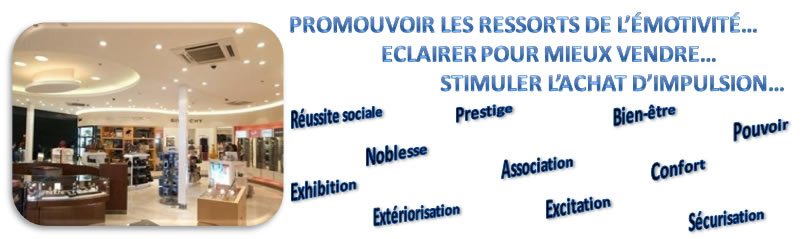 Eclairage des magasins et commerces